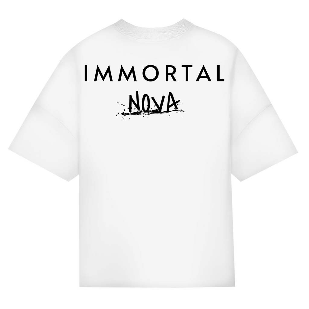 Oversize T-Shirt "Basic white" (backprint)