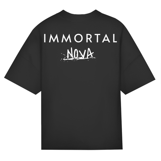 Oversize T-Shirt "Basic black" (backprint)