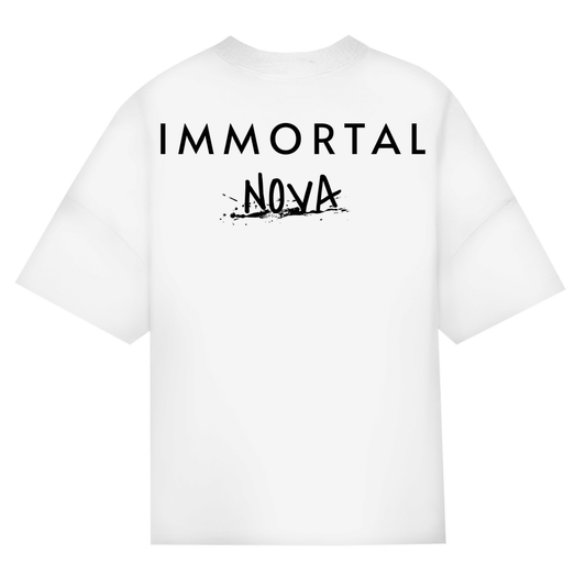 Oversize T-Shirt "Basic white" (backprint)